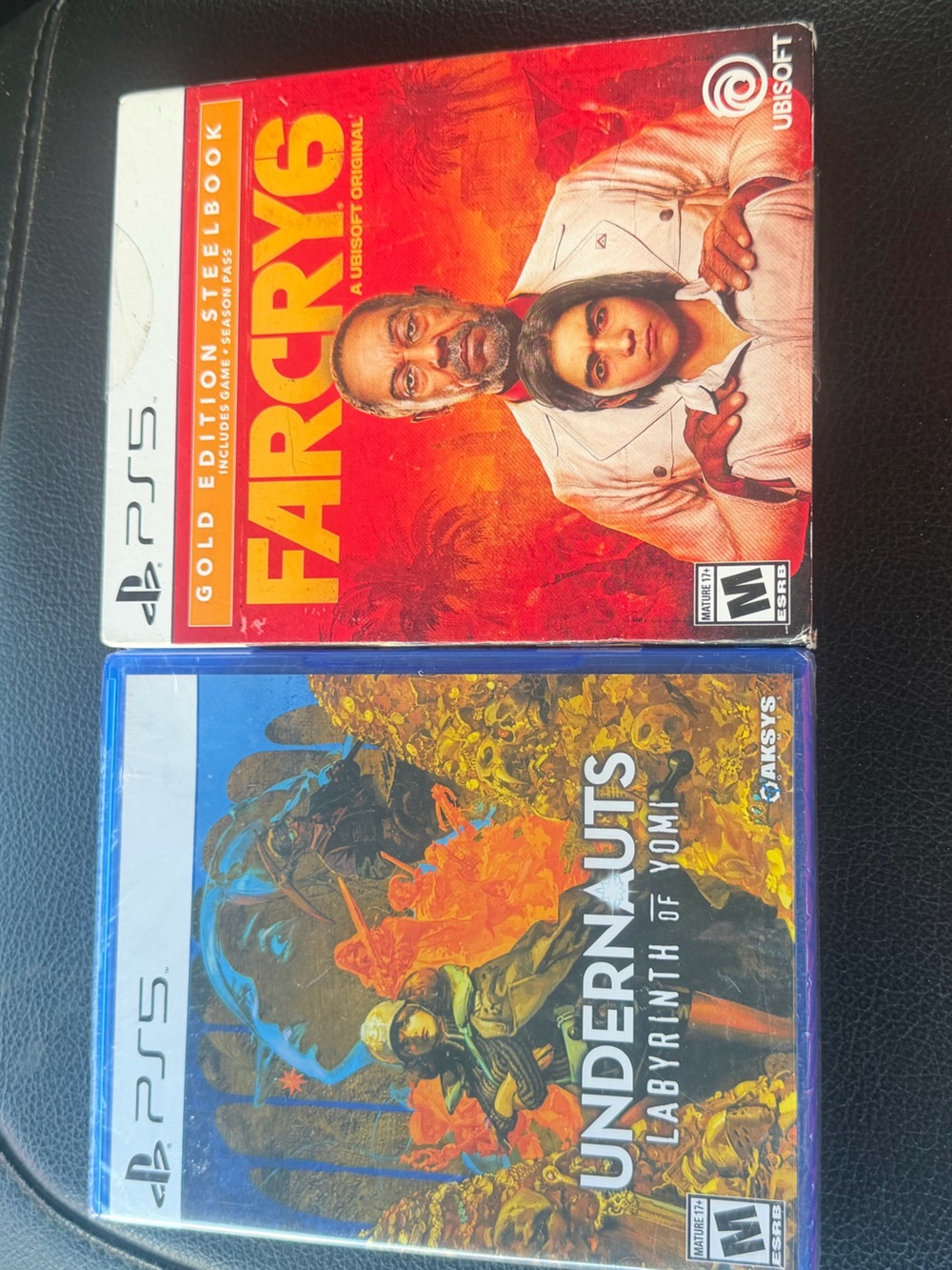 PS5 UnderNauts Labyrinth of Yomi & Far Cry 6 Gold Steelbook Game Bundle